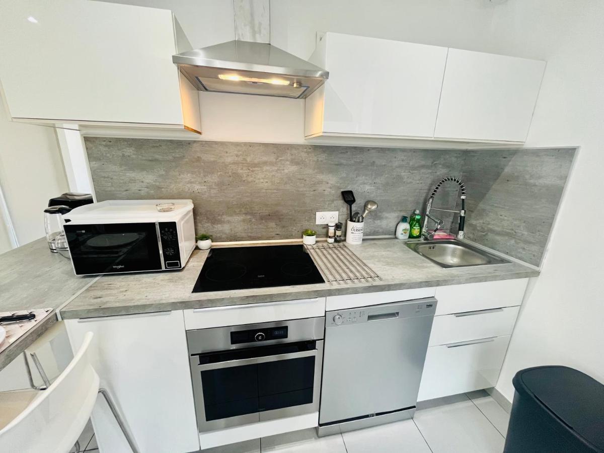Superbe Duplex Design Neuf 2 Chambres, Climatise Tout Confort, Facile D,Acces Stationnement Gratuit Marselha Exterior foto